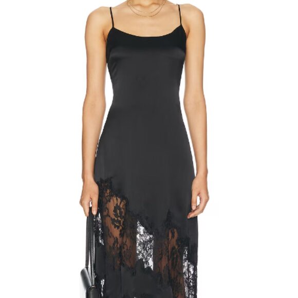 L'AGENCE Silvana Silk Lace Gown - Picture 2 of 6